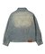 LOGO MARK STITCHED DENIM JACKET