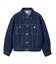 LOGO MARK STITCHED DENIM JACKET