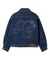 LOGO MARK STITCHED DENIM JACKET