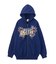 BUTTERFLY EMBLEM ZIP UP SWEAT HOODIE
