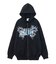 BUTTERFLY EMBLEM ZIP UP SWEAT HOODIE