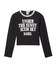 LACE TRIM L/S BABY TOP