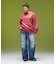 FADED WIDE LEG FLARE DENIM PANTS