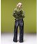 FADED WIDE LEG FLARE DENIM PANTS