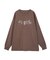 FADED RHINESTONE STARDUST LOGO L/S BIG TEE DRESS