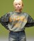 JERSEY MIX CREWNECK TOP