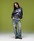 JERSEY MIX CREWNECK TOP