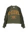 JERSEY MIX CREWNECK TOP
