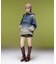 DUSTY DENIM ANORAK DRESS
