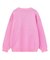 STRAWBERRY AND LOGO JACQUARD KNIT TOP