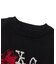 STRAWBERRY AND LOGO JACQUARD KNIT TOP