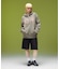 LETTERING SPRAY LOGO ZIP UP SWEAT HOODIE