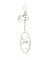 XG RHINESTONE KEYRING