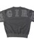 FADED BIG PATCH CREWNECK SWEATSHIRT