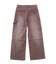 FADED 2WAY WIDE LEG WORK PANTS