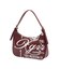 FAUX LEATHER FACE HANDBAG