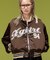 LOGO AND NUMBER VARSITY JACKET