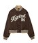 LOGO AND NUMBER VARSITY JACKET