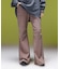 FACE LABEL FLARE SWEATPANTS