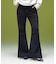 FACE LABEL FLARE SWEATPANTS