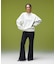 FACE LABEL FLARE SWEATPANTS