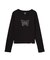 RHINESTONE BUTTERFLY L/S BABY TEE