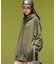 DISTRESSED ZIP UP SWEAT HOODIE DRESS