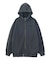 DISTRESSED ZIP UP SWEAT HOODIE DRESS