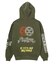 FADED MIX LOGO SWEAT HOODIE