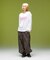 FACE LABEL LOOSE FIT TRAINING PANTS