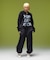 FACE LABEL LOOSE FIT TRAINING PANTS