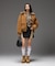 WORLD LOGO JACQUARD RIB HIGH SOCKS