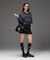 WORLD LOGO JACQUARD RIB HIGH SOCKS