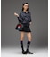 WORLD LOGO JACQUARD RIB HIGH SOCKS