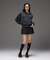 WORLD LOGO JACQUARD RIB HIGH SOCKS