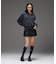 WORLD LOGO JACQUARD RIB HIGH SOCKS