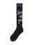 WORLD LOGO JACQUARD RIB HIGH SOCKS