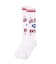 WORLD LOGO JACQUARD RIB HIGH SOCKS