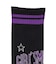 WORLD LOGO JACQUARD RIB HIGH SOCKS