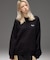 CAMO FACE AND LOGO JACQUARD KNIT TOP