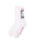THE X-GIRL LOGO AND FACE JACQUARD RIB SOCKS