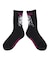 THE X-GIRL LOGO AND FACE JACQUARD RIB SOCKS