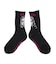 THE X-GIRL LOGO AND FACE JACQUARD RIB SOCKS