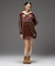 RHINESTONE LOGO VELOUR GAME SHIRT DRESS