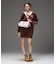 RHINESTONE LOGO VELOUR GAME SHIRT DRESS