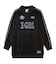RHINESTONE LOGO VELOUR GAME SHIRT DRESS