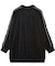 RHINESTONE LOGO VELOUR GAME SHIRT DRESS