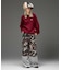 JERSEY MIX 2WAY WIDE LEG CARGO PANTS