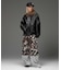 JERSEY MIX 2WAY WIDE LEG CARGO PANTS
