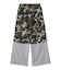 JERSEY MIX 2WAY WIDE LEG CARGO PANTS